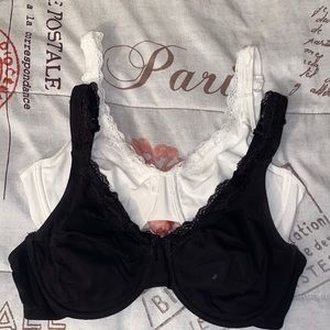 Double Pack Wired Non-Padded Bra
